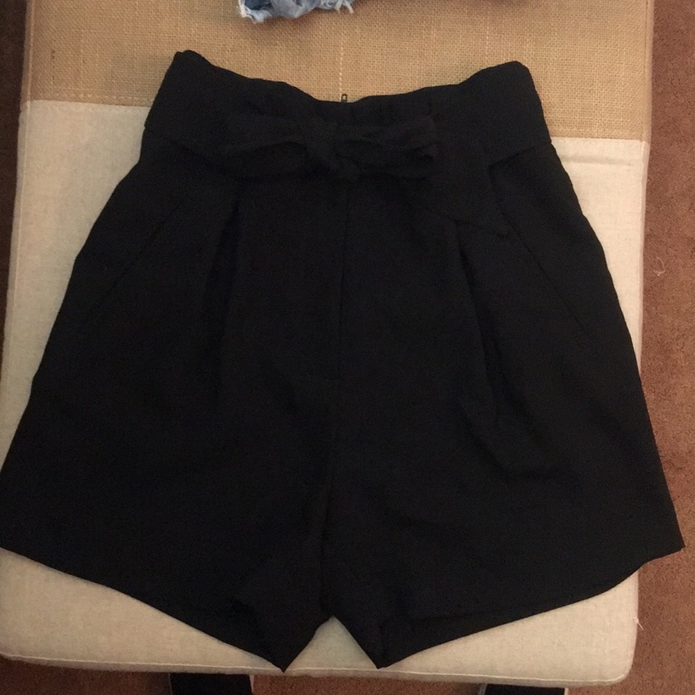 dressy black shorts